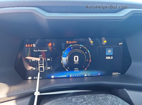 1GCPSBEK8T1170927 2026 CHEVROLET COLORADO Gray Instrument cluster view