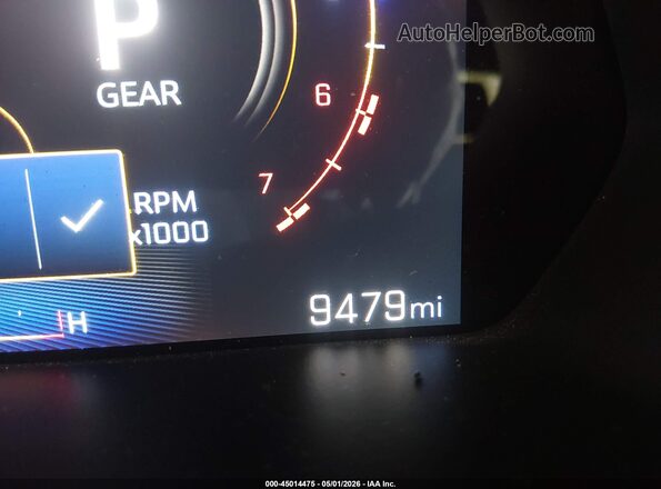 1GCPSBEKXS1111117 2025 CHEVROLET COLORADO Белый Вид панели приборов