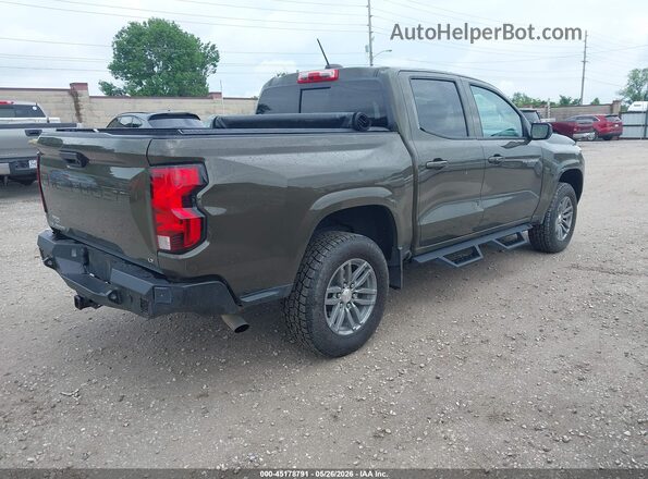 1GCPSCEK1P1268953 2023 CHEVROLET COLORADO Green Trasero derecho