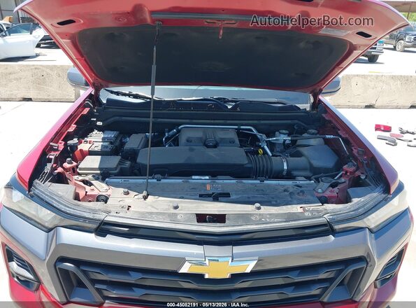 1GCPSCEK5R1196772 2024 CHEVROLET COLORADO Burgundy Вид ззаду