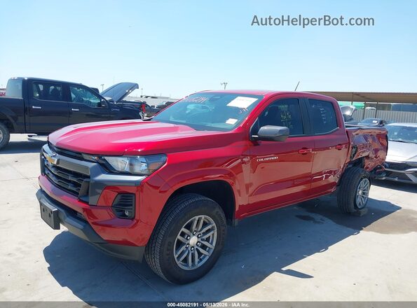 1GCPSCEK5R1196772 2024 CHEVROLET COLORADO Burgundy Передня ліва чверть