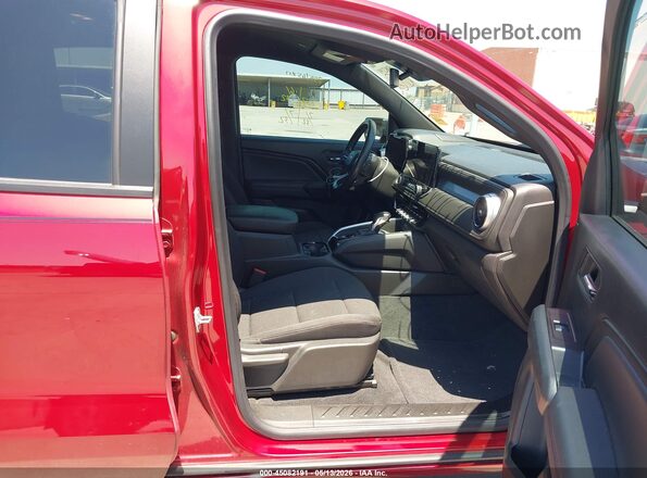 1GCPSCEK5R1196772 2024 CHEVROLET COLORADO Burgundy Вид салону спереду