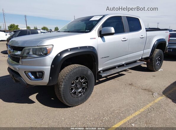 1GCPTCE11G1234192 2016 CHEVROLET COLORADO Silver Առջևի ձախ երեք քառորդ տեսարան