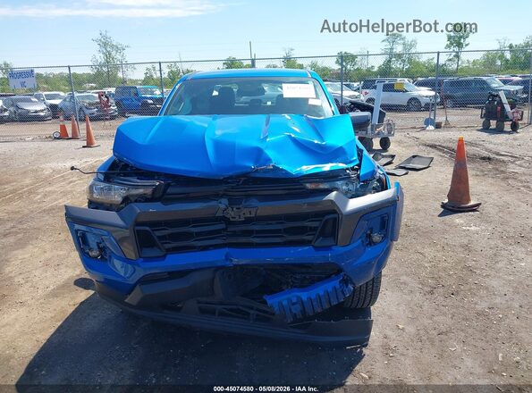 1GCPTCEK0P1127224 2023 CHEVROLET COLORADO Blue Instrument cluster view