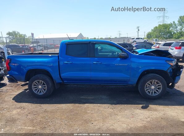 1GCPTCEK0P1127224 2023 CHEVROLET COLORADO Blue Rear interior view