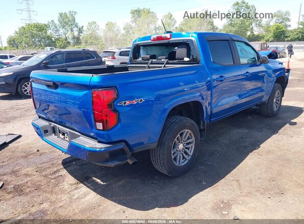 1GCPTCEK0P1127224 2023 CHEVROLET COLORADO Blue Rear right
