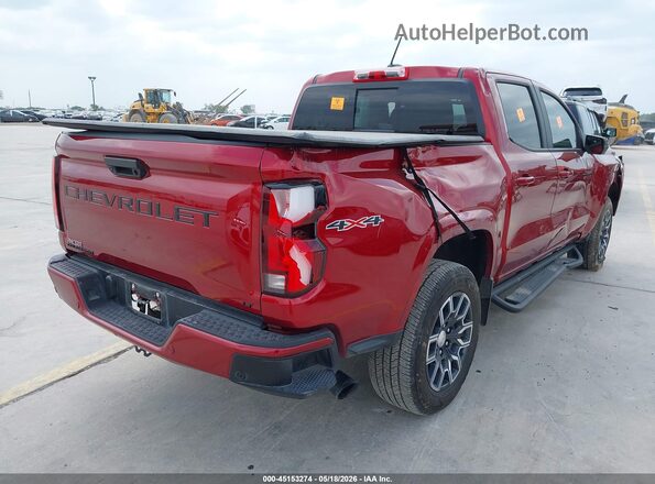1GCPTCEK6R1124427 2024 CHEVROLET COLORADO Red Rear right