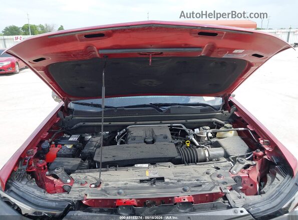 1GCPTCEK6R1124427 2024 CHEVROLET COLORADO Red Rear view