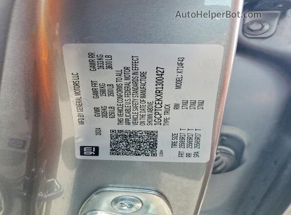 1GCPTCEKXR1300427 2024 CHEVROLET COLORADO Silver 