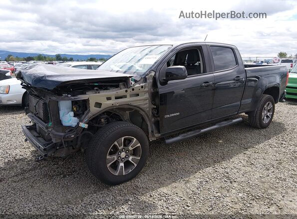 1GCPTDE19H1329686 2017 CHEVROLET COLORADO Black Առջևի ձախ երեք քառորդ տեսարան