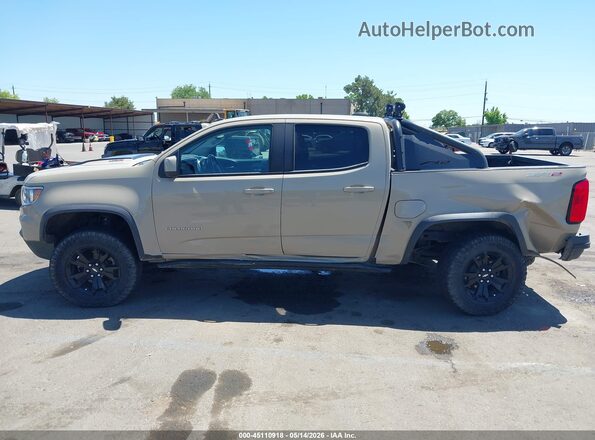 1GCPTEE10M1134043 2021 CHEVROLET COLORADO Beige 360 interior view