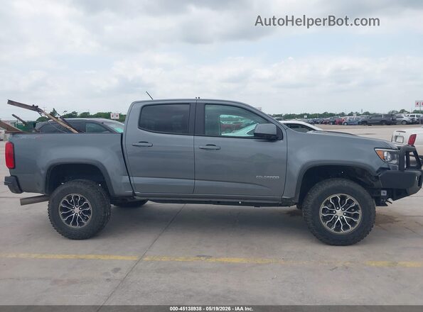 1GCPTEE1XK1156645 2019 CHEVROLET COLORADO Gray Rear interior view