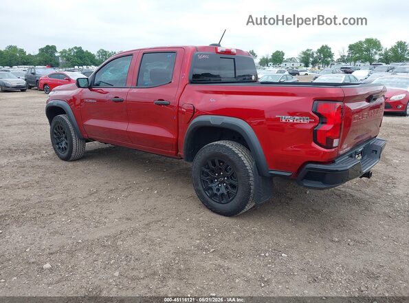 1GCPTEEK1S1133618 2025 CHEVROLET COLORADO Maroon უკანა მარცხენა
