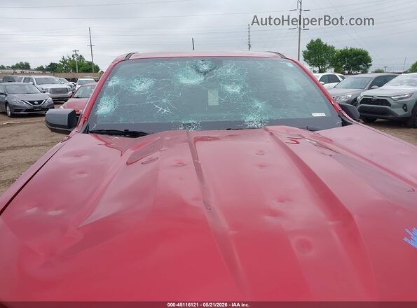 1GCPTEEK1S1133618 2025 CHEVROLET COLORADO Maroon წინა ხედი