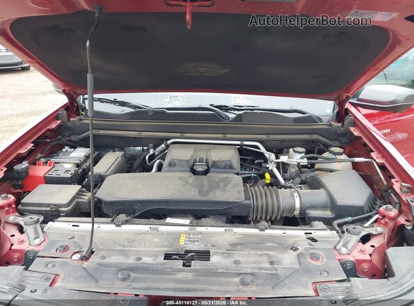 1GCPTEEK1S1133618 2025 CHEVROLET COLORADO Maroon უკანა ხედი