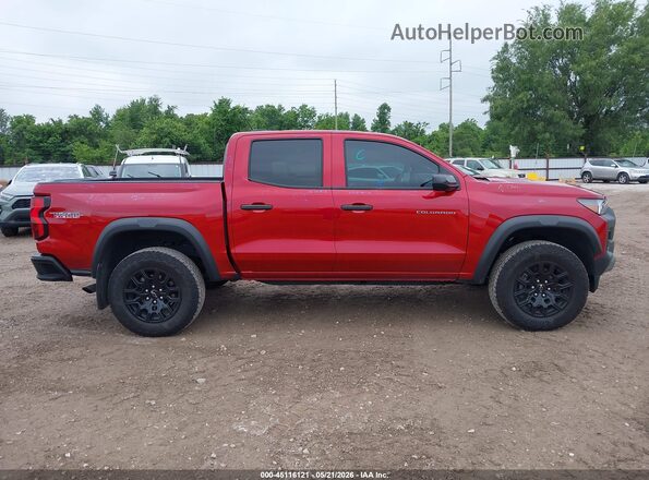 1GCPTEEK1S1133618 2025 CHEVROLET COLORADO Maroon უკანა სალონის ხედი