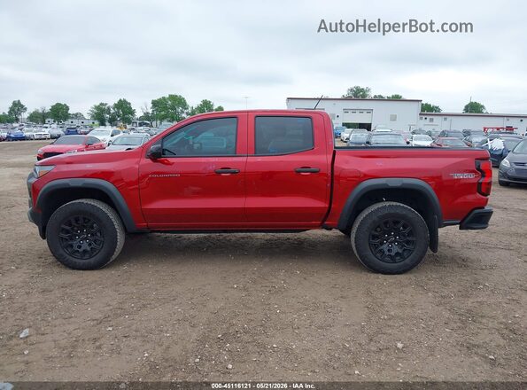 1GCPTEEK1S1133618 2025 CHEVROLET COLORADO Maroon სალონის 360-გრადუსიანი ხედი