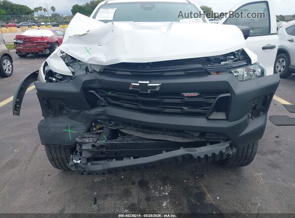 1GCPTEEK4P1187941 2023 CHEVROLET COLORADO White Front view