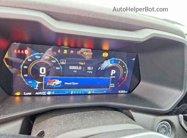 1GCPTEEK5T1130352 2026 CHEVROLET COLORADO Желто-коричневый Вид щитка приборов