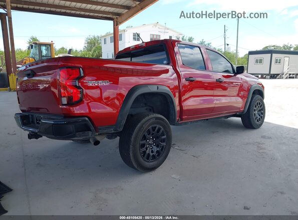 1GCPTEEK8P1124101 2023 CHEVROLET COLORADO Red Հետևի աջ