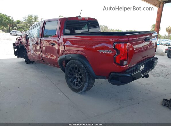 1GCPTEEK8P1124101 2023 CHEVROLET COLORADO Red Հետևի ձախ