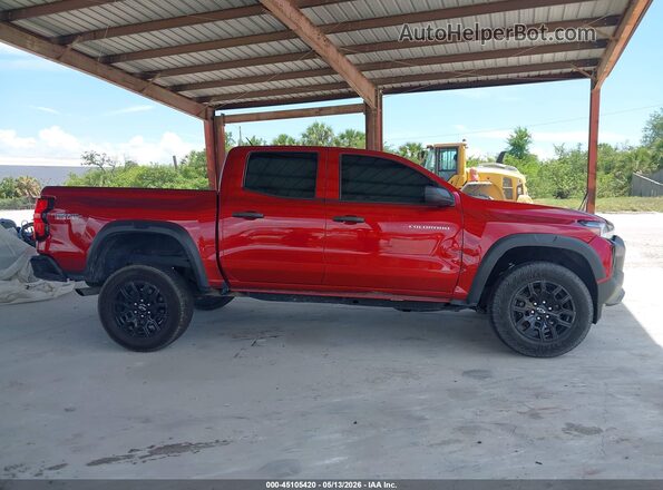 1GCPTEEK8P1124101 2023 CHEVROLET COLORADO Red Սարքավորումների վահանակի տեսք