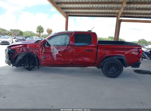1GCPTEEK8P1124101 2023 CHEVROLET COLORADO Red Սալոնի հետևի տեսք