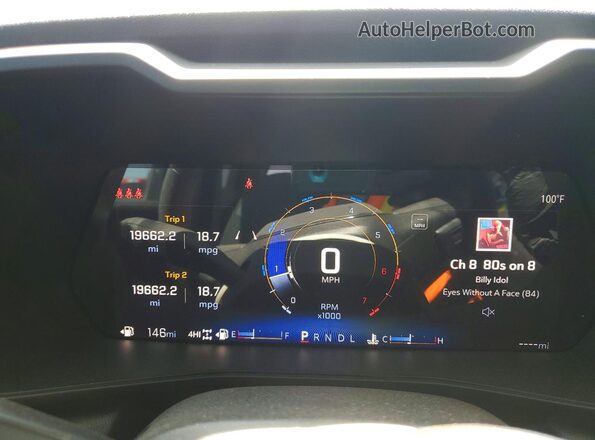 1GCPTEEK9R1317568 2024 CHEVROLET COLORADO White Вид щитка приладів