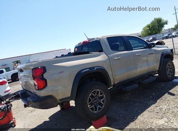 1GCPTFEKXR1149879 2024 CHEVROLET COLORADO Tan Rear right