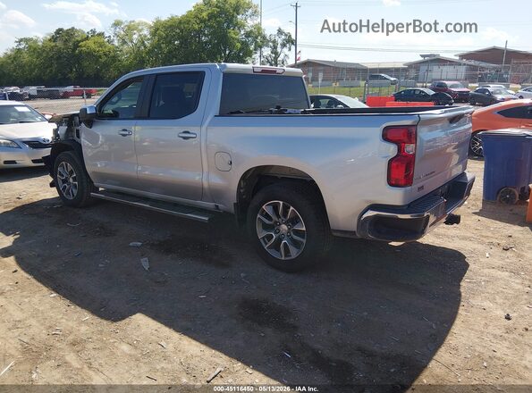 1GCPWCED0MZ208200 2021 CHEVROLET SILVERADO Gray Задня ліва чверть