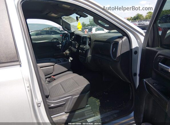 1GCPWCED0MZ208200 2021 CHEVROLET SILVERADO Gray Вид салону спереду
