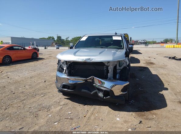 1GCPWCED0MZ208200 2021 CHEVROLET SILVERADO Gray Вид задньої частини салону