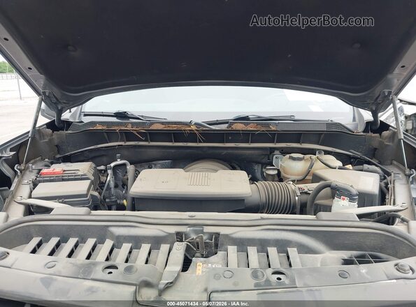1GCPWCED2MZ237374 2021 CHEVROLET SILVERADO Gray Rear view