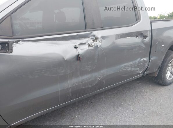 1GCPWCED2MZ237374 2021 CHEVROLET SILVERADO Gray Front view