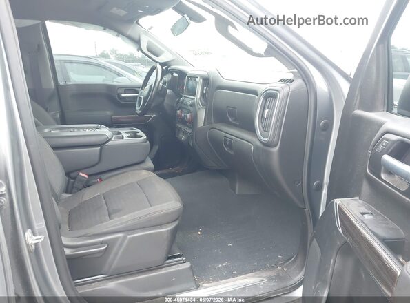 1GCPWCED2MZ237374 2021 CHEVROLET SILVERADO Gray Front interior view