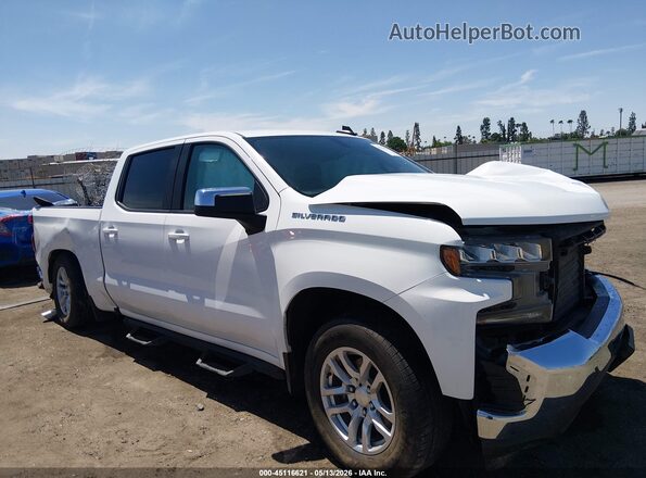 1GCPWCED3KZ127124 2019 CHEVROLET SILVERADO White Սարքավորումների վահանակի տեսք