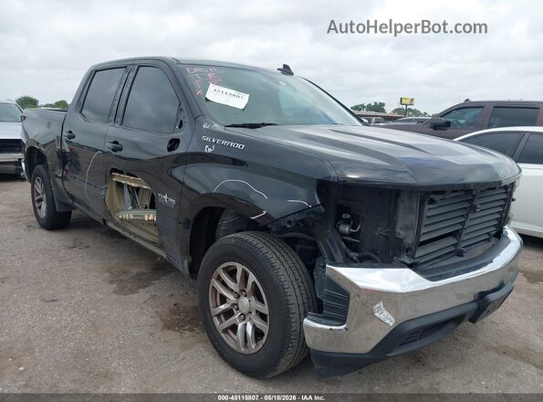 1GCPWCED3MZ223158 2021 CHEVROLET SILVERADO Black წინა ხედი