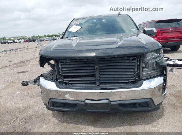 1GCPWCED3MZ223158 2021 CHEVROLET SILVERADO Black უკანა სალონის ხედი
