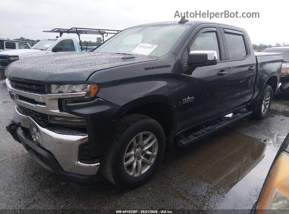 1GCPWCET5MZ439990 2021 CHEVROLET SILVERADO Gray წინა მარცხენა ხედი სამი მეოთხედიდან