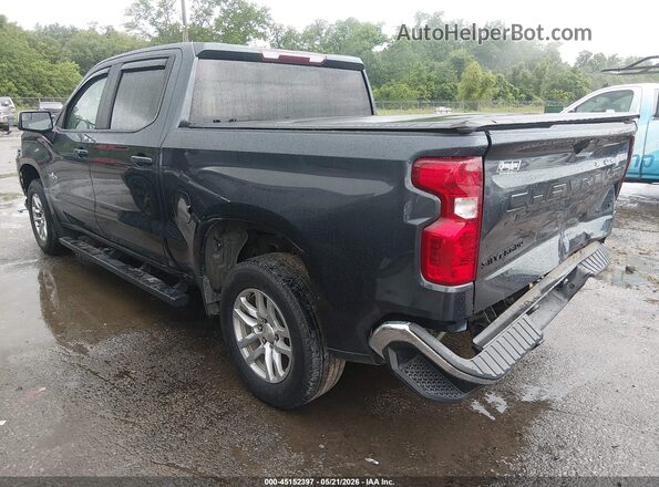 1GCPWCET5MZ439990 2021 CHEVROLET SILVERADO Gray უკანა მარცხენა