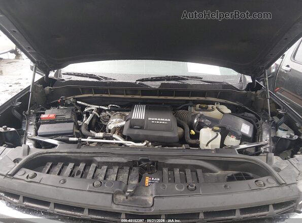 1GCPWCET5MZ439990 2021 CHEVROLET SILVERADO Gray უკანა ხედი