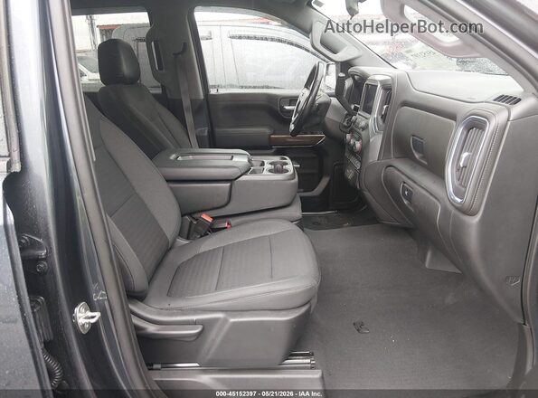 1GCPWCET5MZ439990 2021 CHEVROLET SILVERADO Gray წინა სალონის ხედი