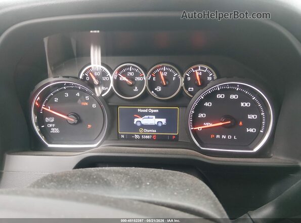 1GCPWCET5MZ439990 2021 CHEVROLET SILVERADO Gray უკანა სავარძლების ხედი