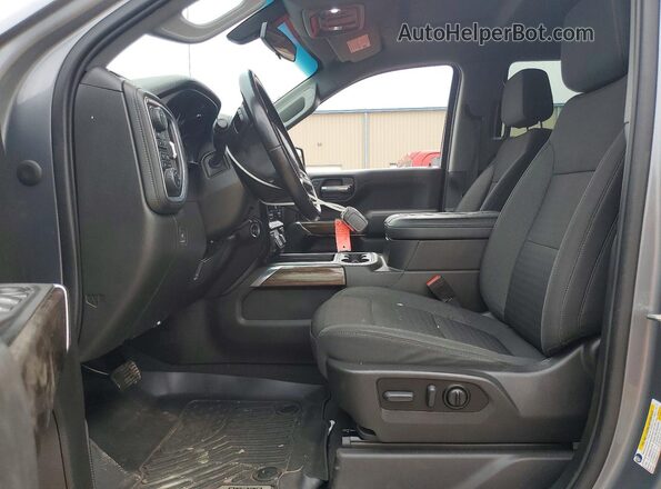 1GCPWDED7MZ403328 2021 CHEVROLET SILVERADO Gray წინა სალონის ხედი