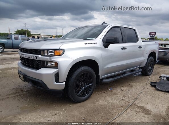 1GCPYBEK2MZ253190 2021 CHEVROLET SILVERADO Gray Front left
