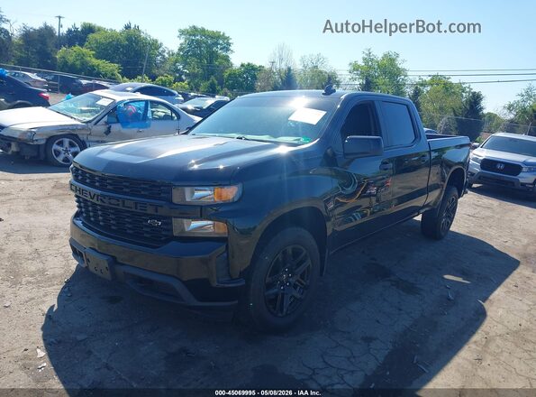 1GCPYBEK2MZ279305 2021 CHEVROLET SILVERADO Black Передня ліва чверть