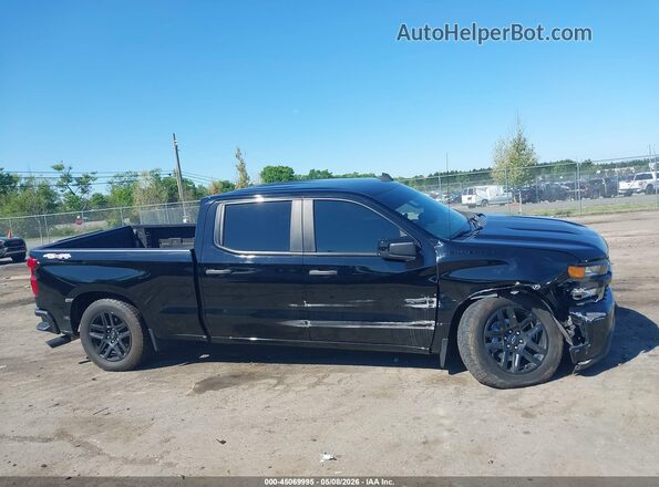 1GCPYBEK2MZ279305 2021 CHEVROLET SILVERADO Black Вид задньої частини салону