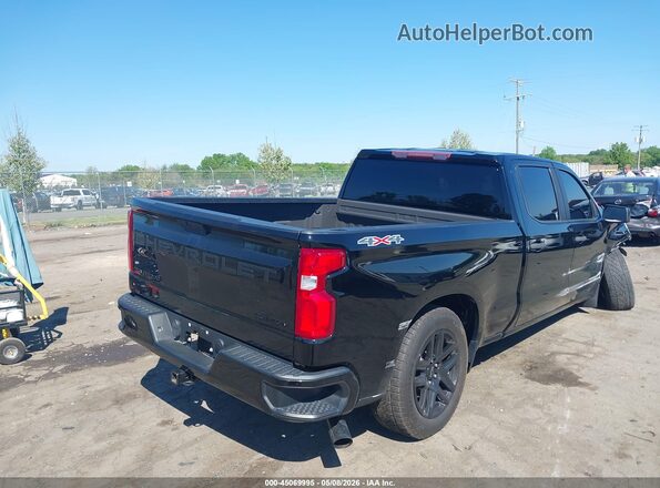 1GCPYBEK2MZ279305 2021 CHEVROLET SILVERADO Black Задня права чверть