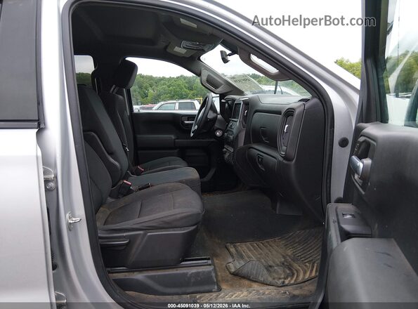 1GCPYBEK7MZ259261 2021 CHEVROLET SILVERADO Серебряный 