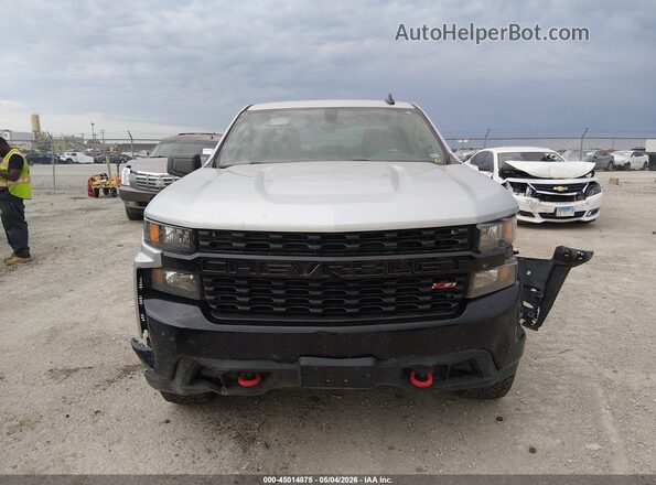 1GCPYCEF1MZ290692 2021 CHEVROLET SILVERADO Gray ხელსაწყოთა პანელის ხედი